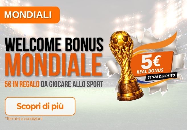 Welcome bonus mondiale